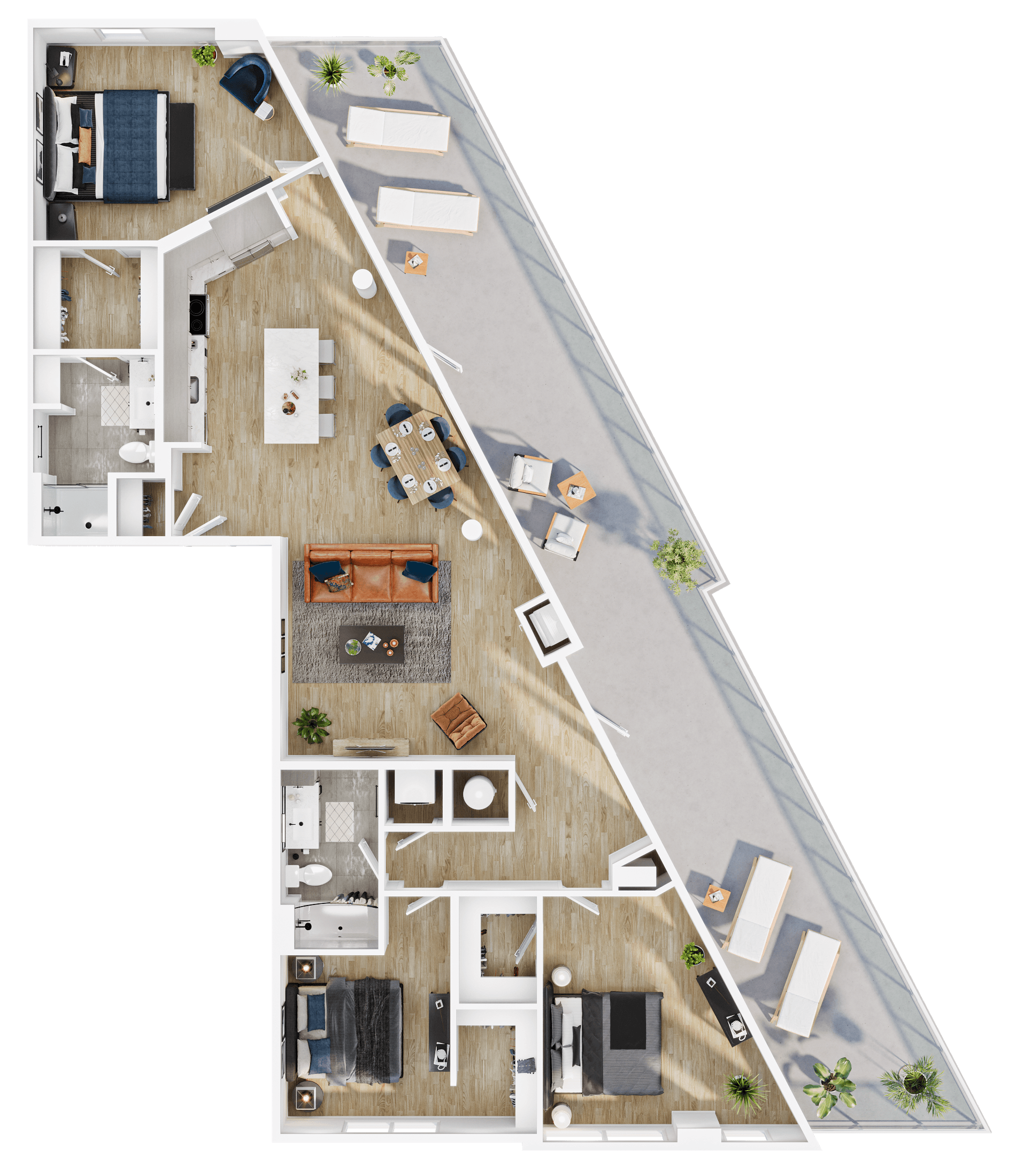 Floor plan layout diagram for C5